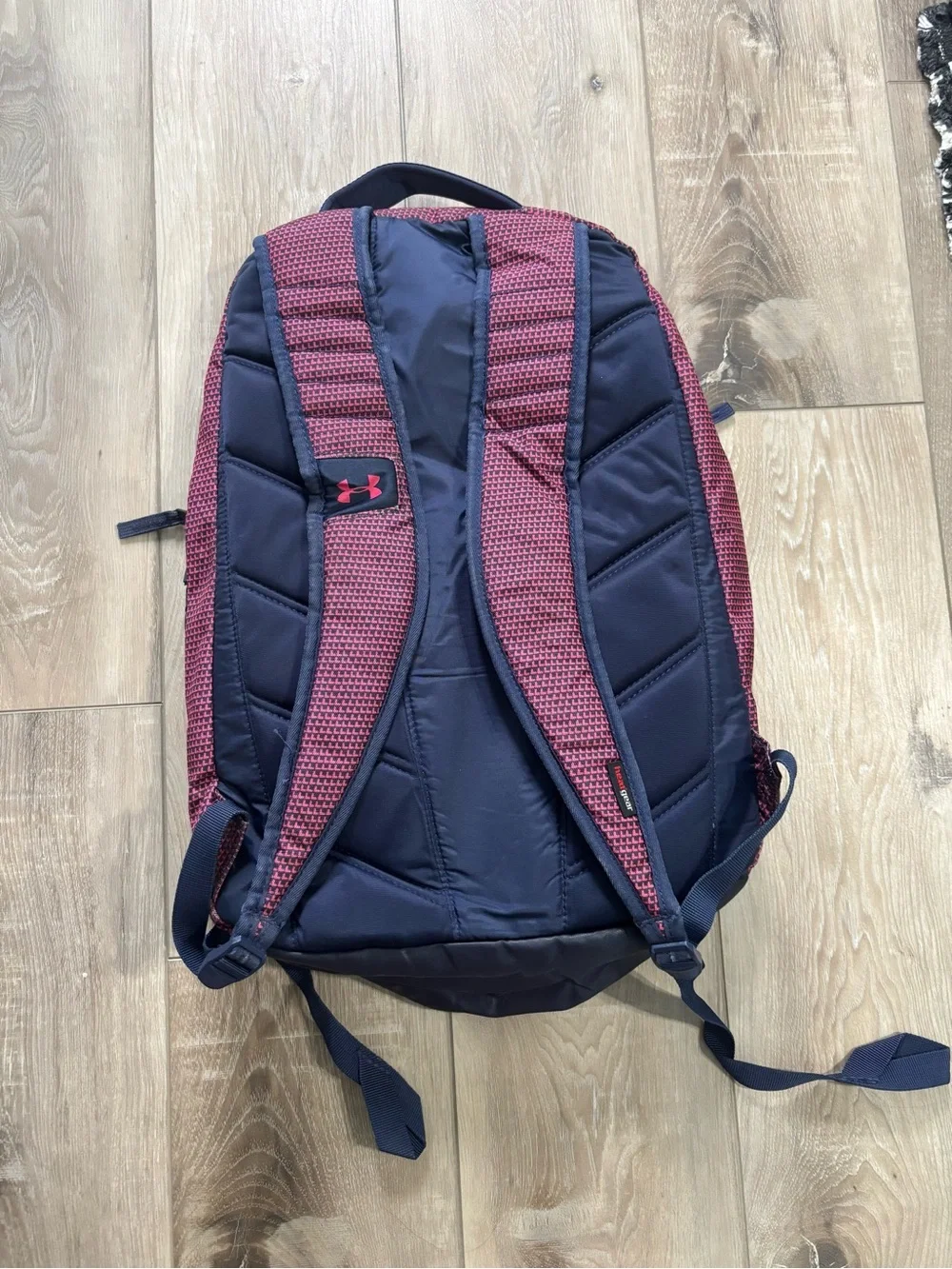 Under Armour Pink and Navy Storm1 Backpack